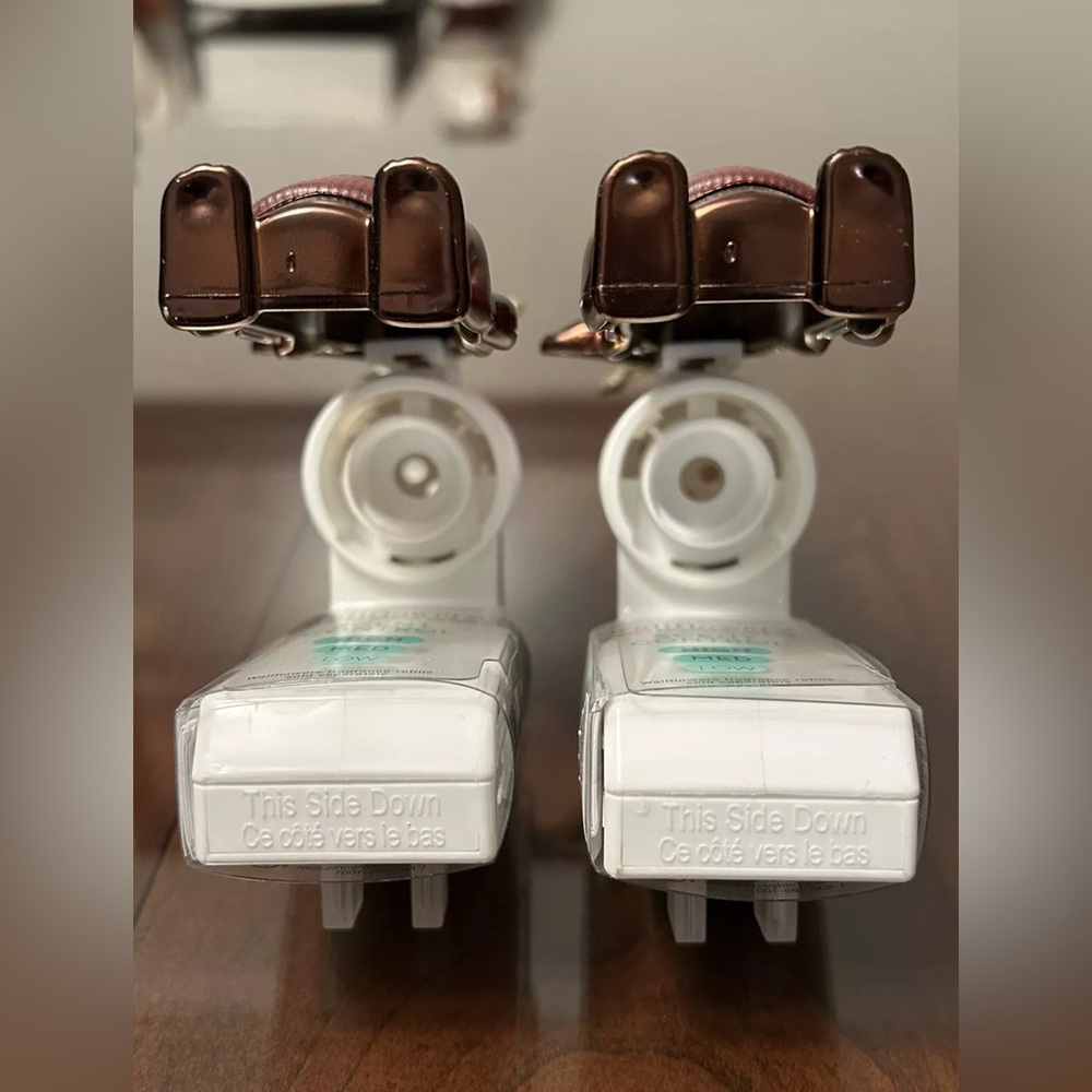 NEW Bath & Body Works Wallflower Plug In Dachshund Hot Cocoa w/Antlers Set of 2 - Picture 10 of 11